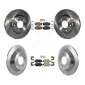 Transit Auto - Front Rear Ceramic Pads And Disc Brake Rotors Kit For 2022 Hyundai Kona  with 1.6L With Electric Parking -107202
