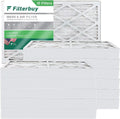 Filterbuy 8x20x4  8 Pleated   Furnace Air Filters (12-Pack)