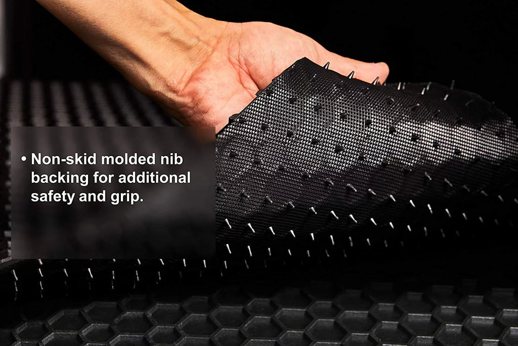 Floor Mat Accessories 1st + 2nd + 3rd Row Compatible with Toyota 4Runner - All Weather - Heavy Duty - 2021