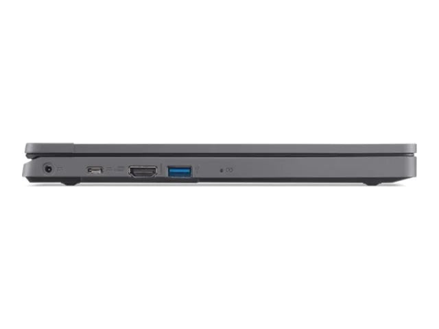 Acer TravelMate  11 -33 - 180-degree hinge design - Intel -series -  / up to 3.4 GHz - Win 11 Pro -  Graphics - 4   - 128  eMMC - 11.6"  1366 x 768 - Wi-Fi 6E, Bluetooth - shale black - kbd:  Intl