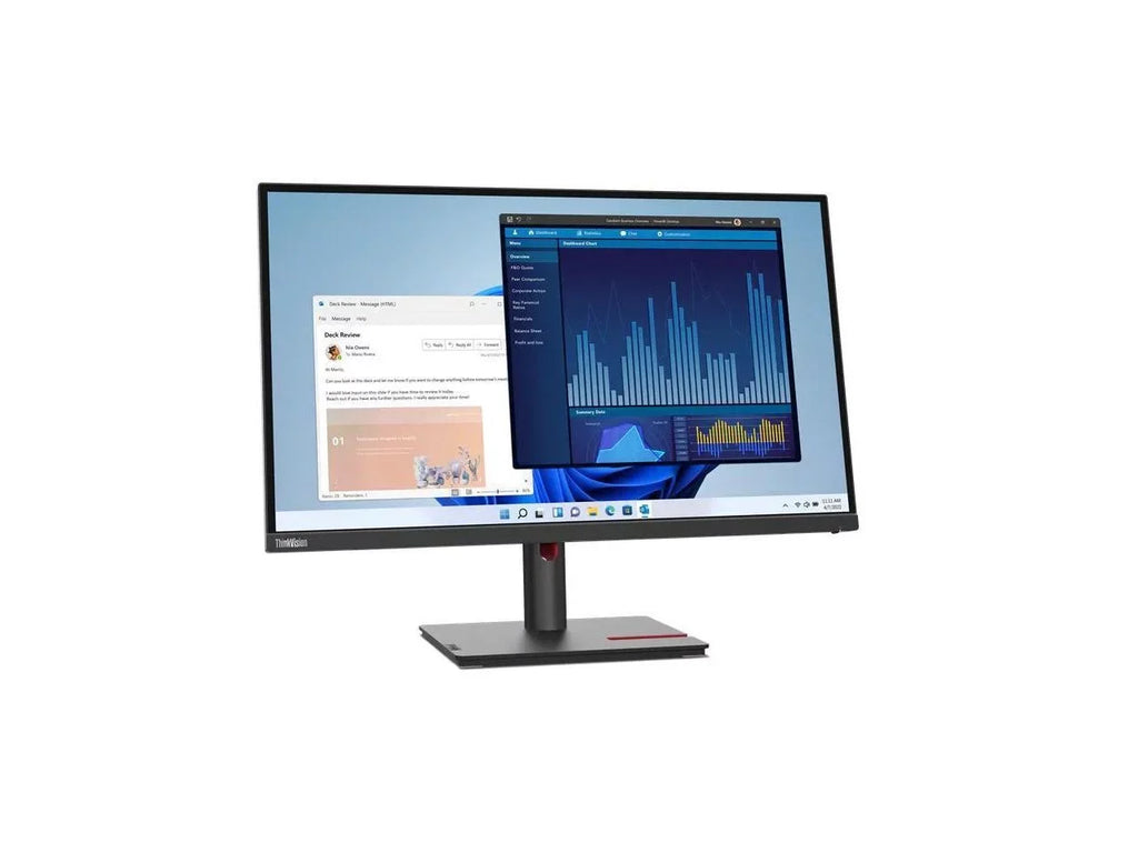 Lenovo ThinkVision T27p-30 27" 4K   Monitor - 16:9 - Black - 27" Class - In-plane Switching () Technology - 3840 x 2160 - 1.07 Billion Colors - 350 Nit - 4 ms - 60 Hz Refresh Rate -