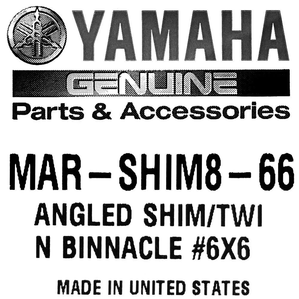 Yamaha Boat Twin Binnacle Shim --66 | Angled 7 1/4 x 5 1/8 Inch
