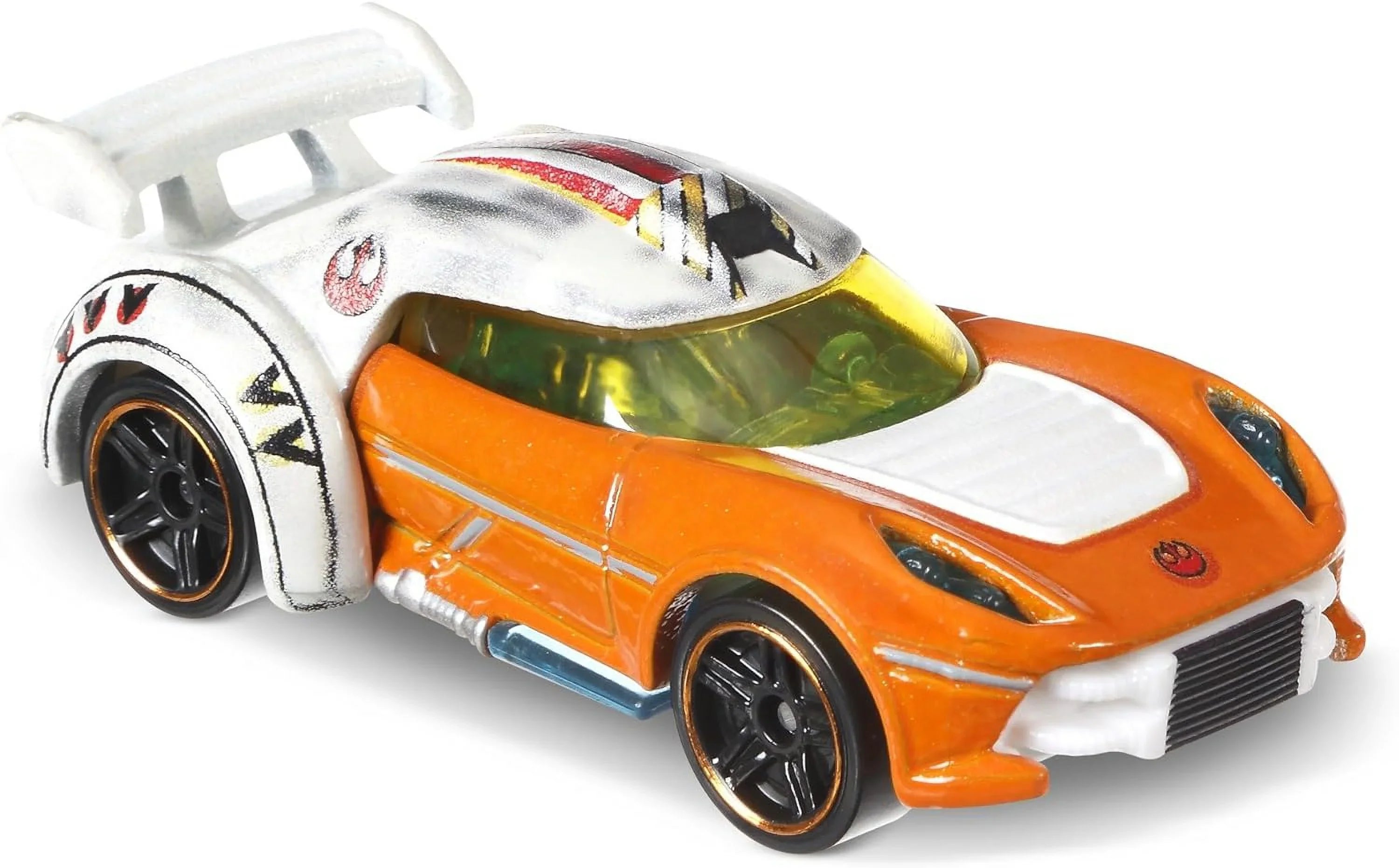 Hot Wheels Star Wars Rogue One Character Car, Luke Skywalker (-Wing Gear)