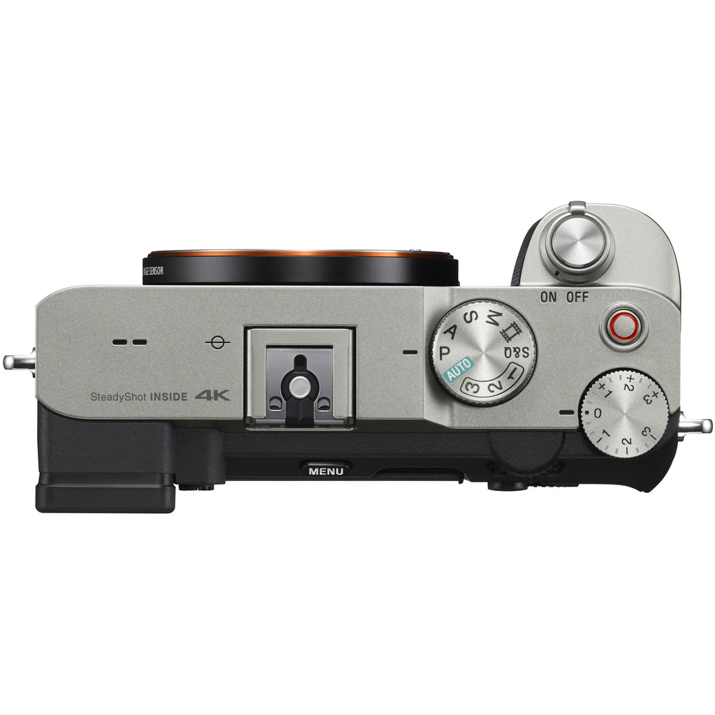 Sony a7C Mirrorless Full Frame Camera Body with Sony  24-105mm    Zoom Lens  Silver / Bundle with Deco Gear Photography Backpack Case , Software and Accessories