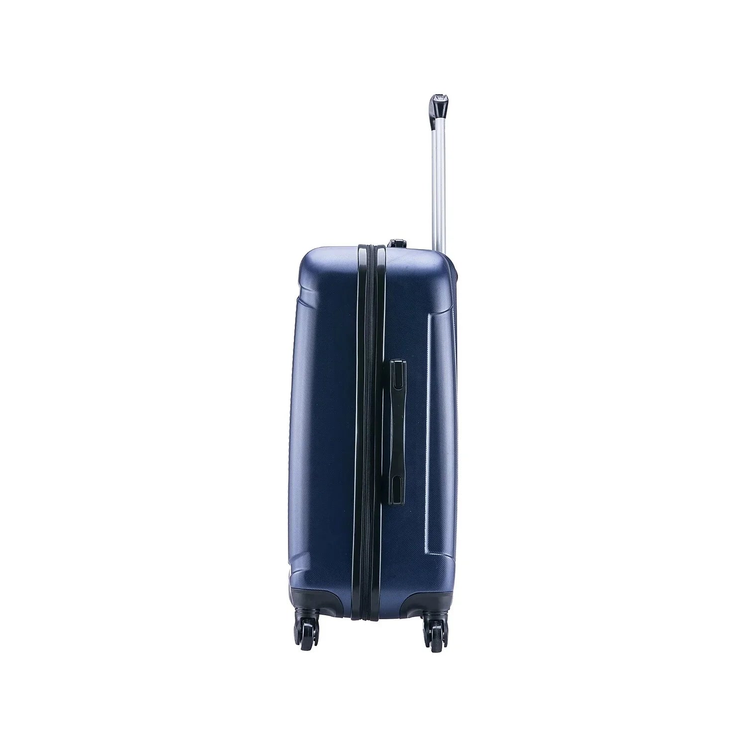 InUSA Pilot Medium Plastic 4-Wheel Spinner Luggage Blue (-)