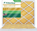 Filterbuy 17x20x1  11 Pleated   Furnace Air Filters (3-Pack)