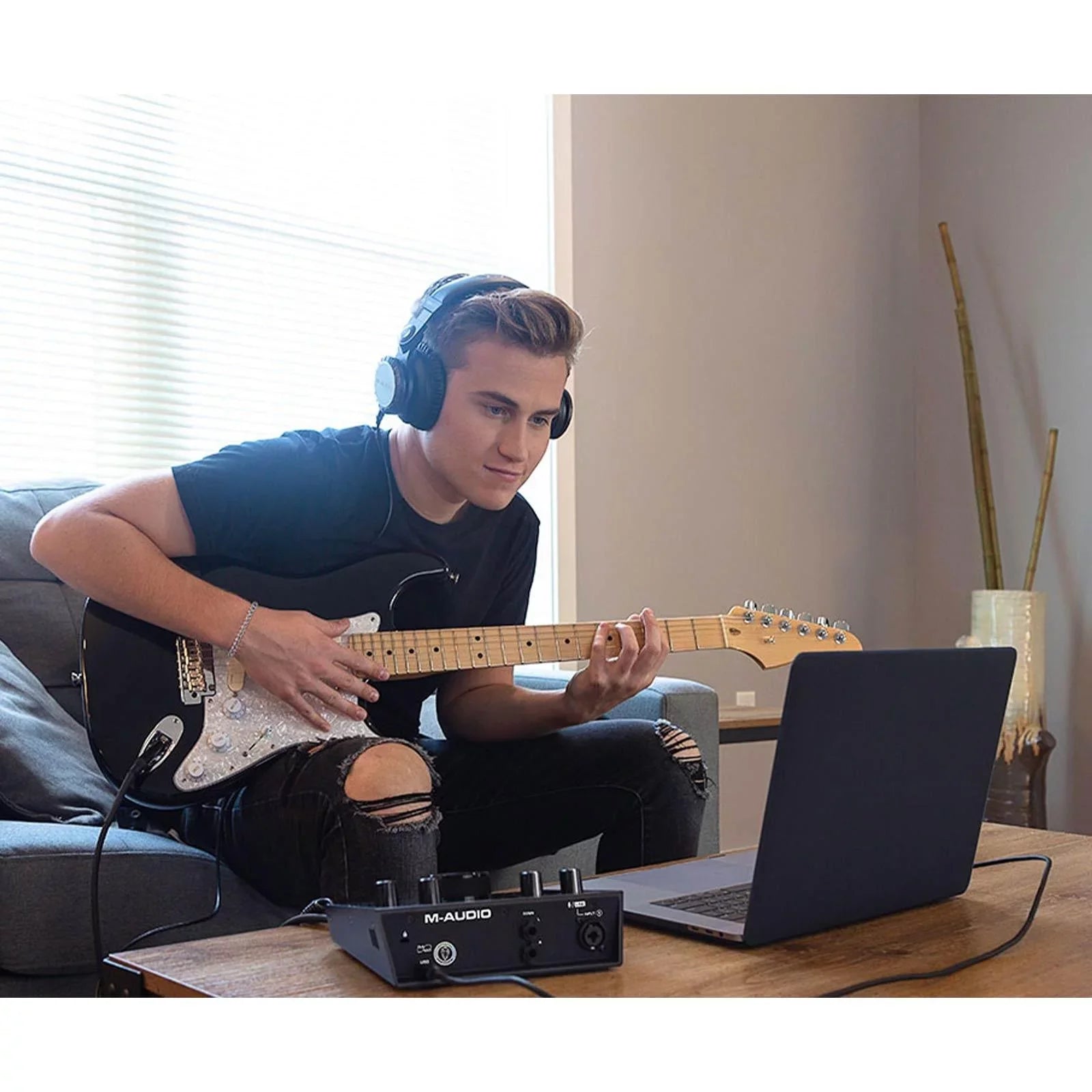 '-Audio  192 | 4 2-In/2-Out 24/192  Audio Interface with Universal 10FT Yellow Sure-Fit  Cables Package