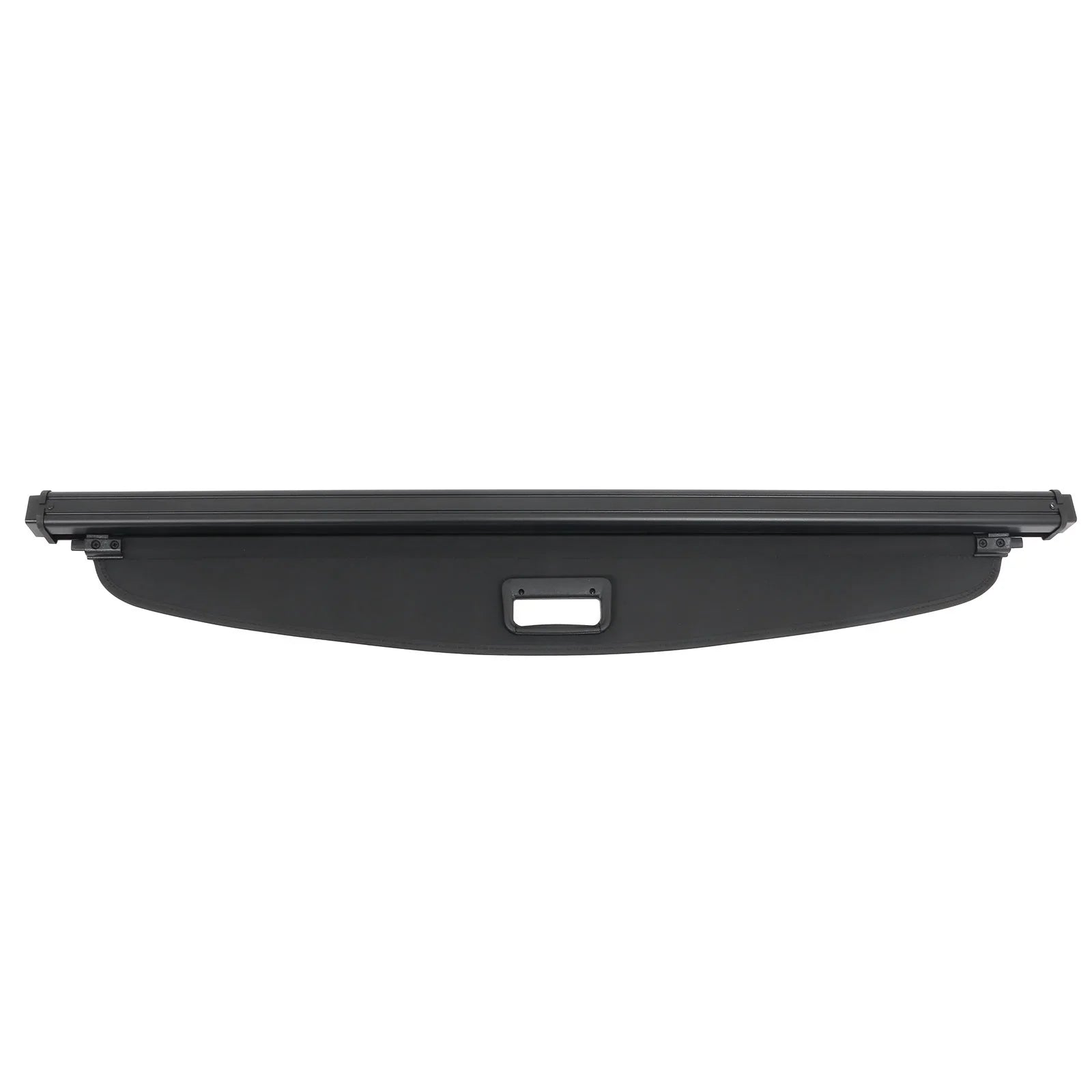 Ikon Motorsports Retractable Rear Trunk Security Cargo Cover Tonneau Luggage Shade Added on Bodykit Replacement Compatible With 2020-2024 Ford Escape Black Canvas