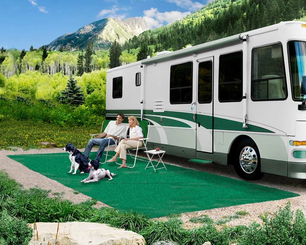 Prest--Fit 2-0150 Patio Rug Green 6 Ft. x 15 Ft.