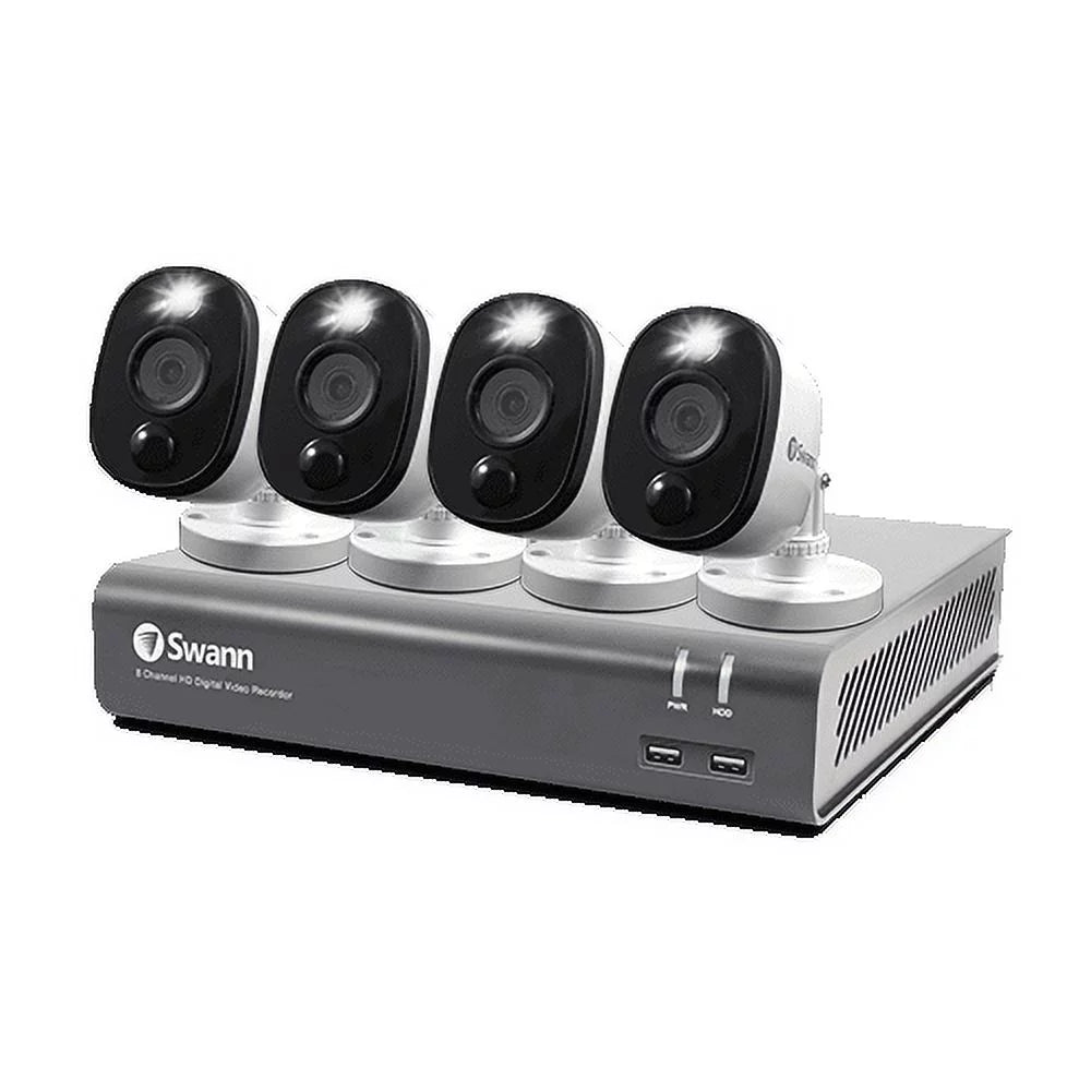 Swann 4 Camera 8 Channel 1080p Full   Security System