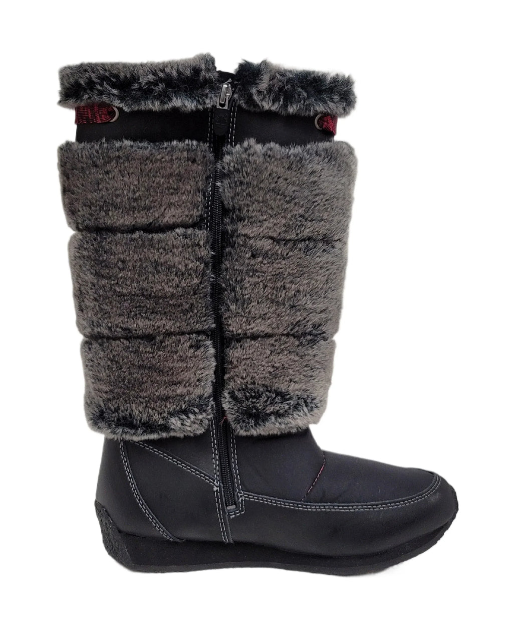 Timberland Junior Big Kid Winterberry Tall Fur Medium Boot Black 59994 size 4.5