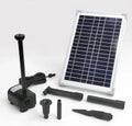 12W Solar Water Pump :  Dry-Run Protection Solar Water Pump 185 GpH with 18V 12W Solar Panel for Fountain, Fish Pond, and Aquarium (No Backup Battery)