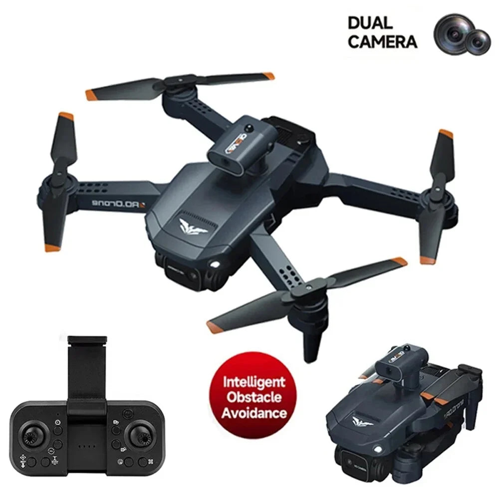 3PC Battery  Drone 4K Professional Dual Camera 6CH Foldable Drone Obstacle Avoidance  Quadcopter Helicopter Toys for Kids Boys