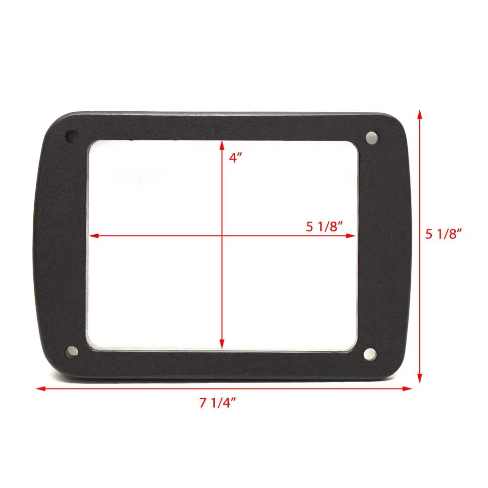 Yamaha Boat Twin Binnacle Shim --66 | Angled 7 1/4 x 5 1/8 Inch