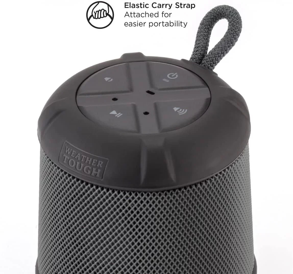 iHome Waterproof Bluetooth Portable Speaker with 20HR Battery Life