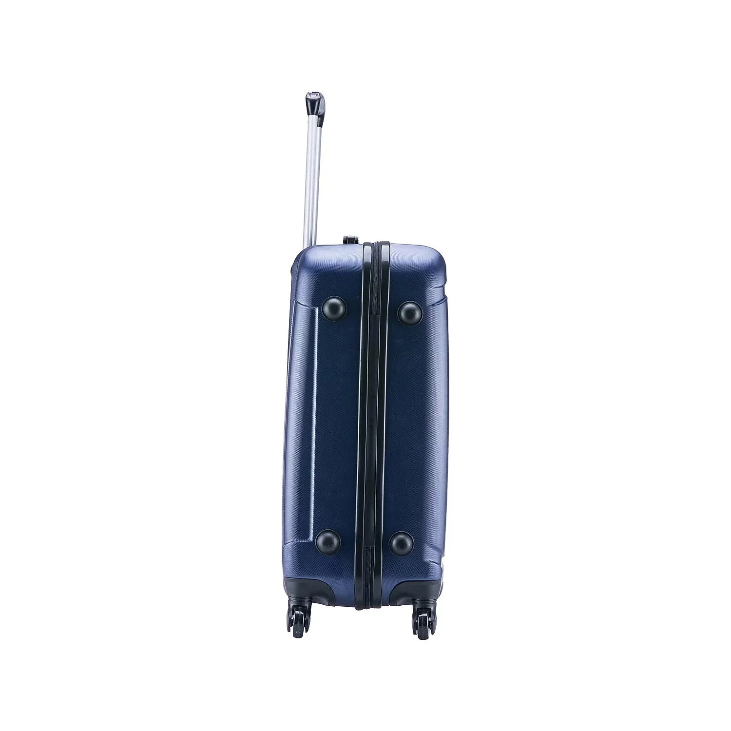 InUSA Pilot Medium Plastic 4-Wheel Spinner Luggage Blue (-)
