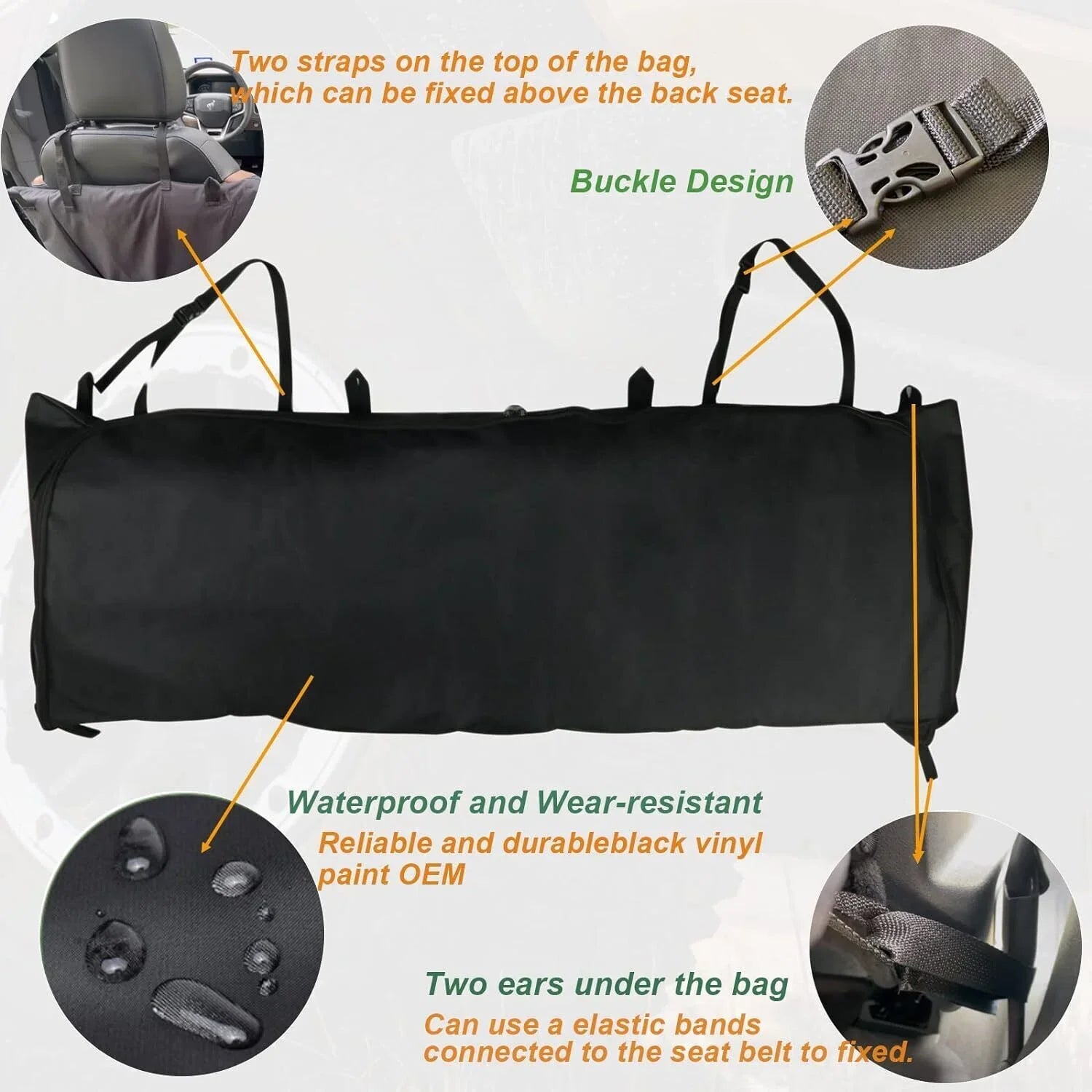 Soft Top Window Storage Bag For Ford Bronco Accessories 2021-2022
