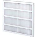 Global Industrial High Capacity Pleated Air Filter,  8, Self-Supported, 20"Wx16"Hx2", Lot of 12