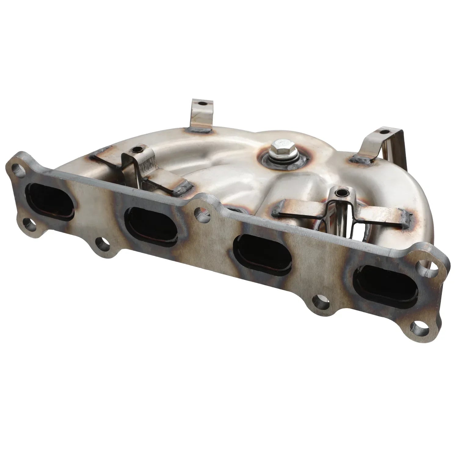 '- Catalytic Converter Exhaust Manifold For 2007-2008 Dodge Caliber, 2007-2017 Jeep Compass, 2007-2017 Jeep Patriot, Fits 2.4L 4WD Models