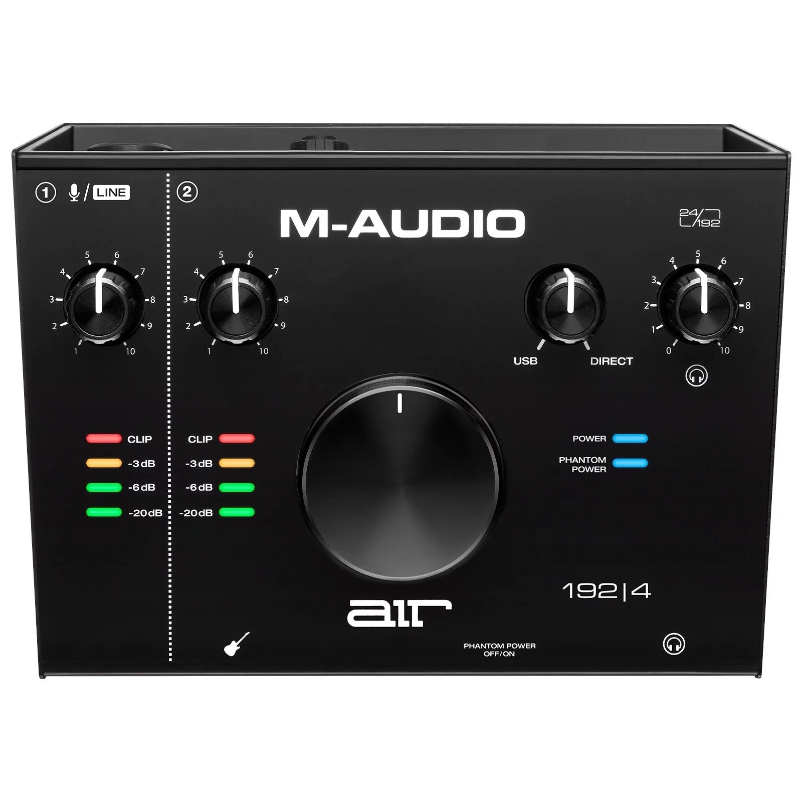 '-Audio  192 | 4 2-In/2-Out 24/192  Audio Interface with Universal 10FT Yellow Sure-Fit  Cables Package