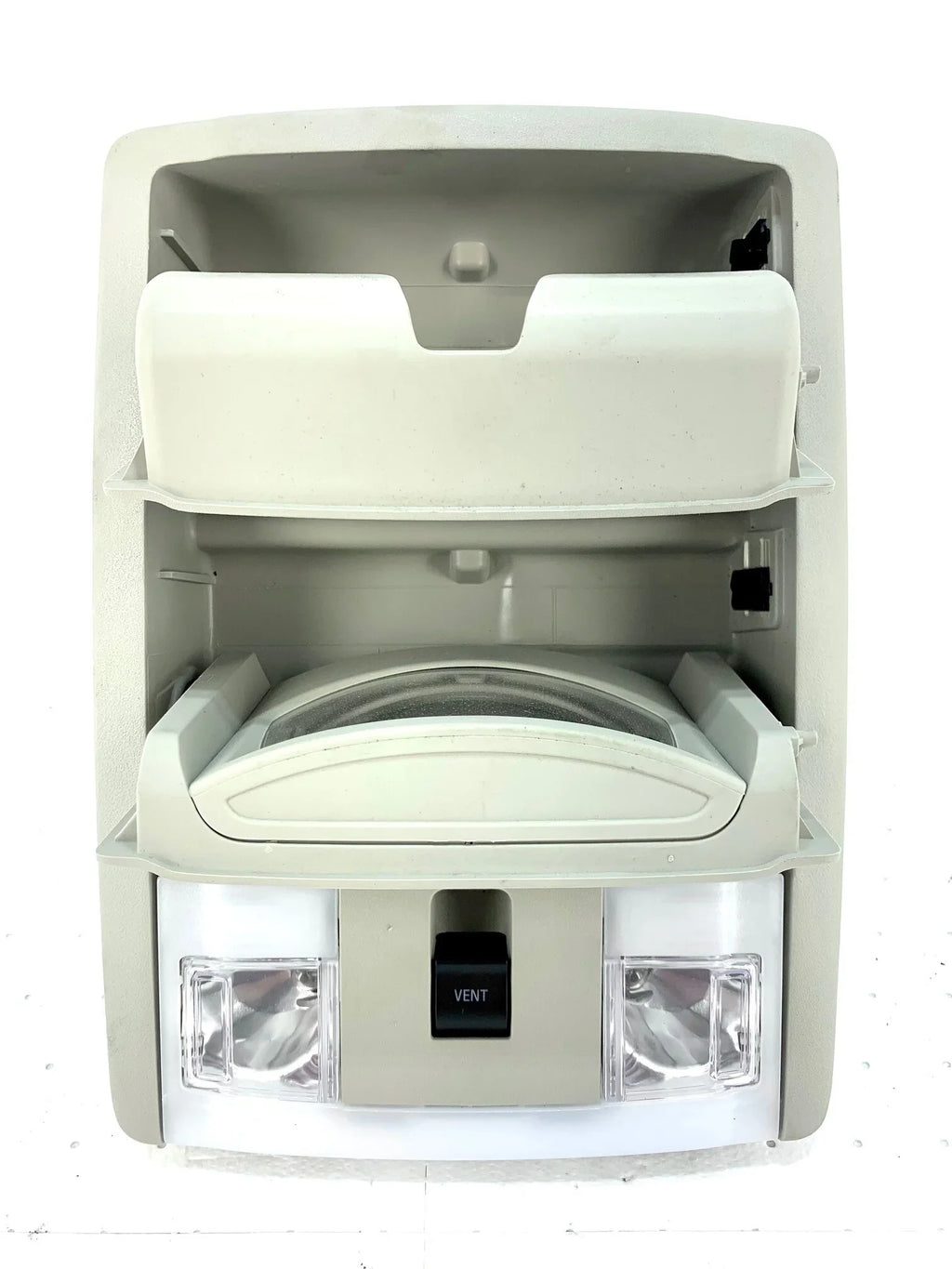 Pre-Owned 2015-2020 Chevrolet Tahoe Overhead Roof Console w/ Mirror Compartment Gray  (Good)
