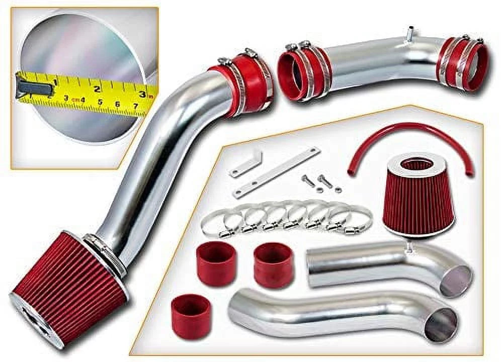 Rtunes Racing Cold Air Intake Kit + Filter Combo  Compatible For 90-97 Compatible Ford Thunderbird 3.8L  /