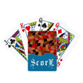 polygon tile colorful patterns score poker playing card index game