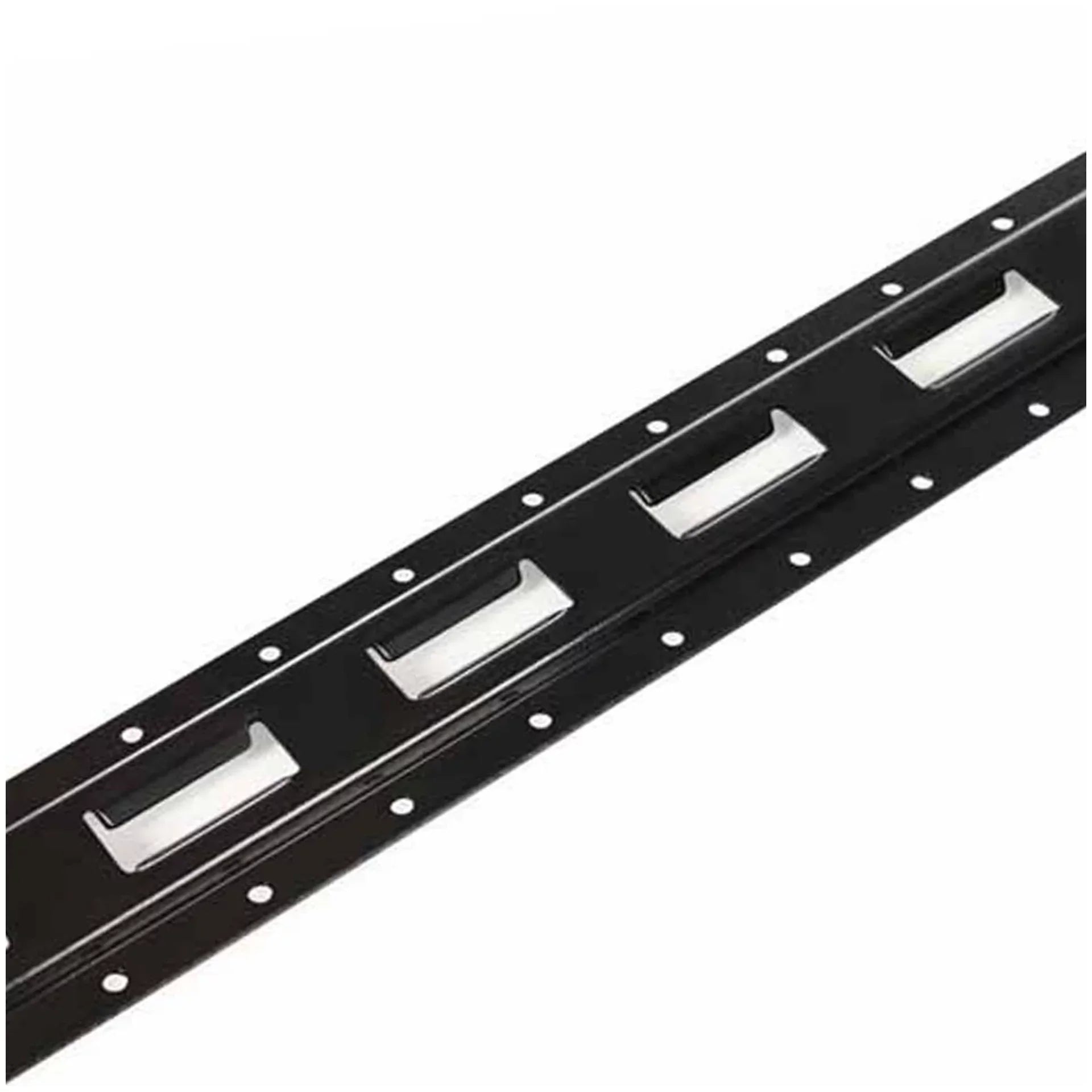 " Cargo Mall Four 8-ft -Track Rails, Vertical Powder Coated TieDowns | Long Heavy Duty Steel Etrack Rails for Trucks, Trailers"