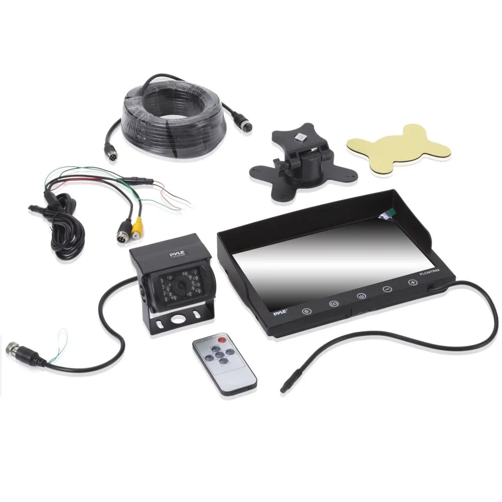 '- Waterproof Rated Backup Camera & Monitor System - with 9'' Display Monitor ( 12-24V for Bus, Truck, Trailer, Van)