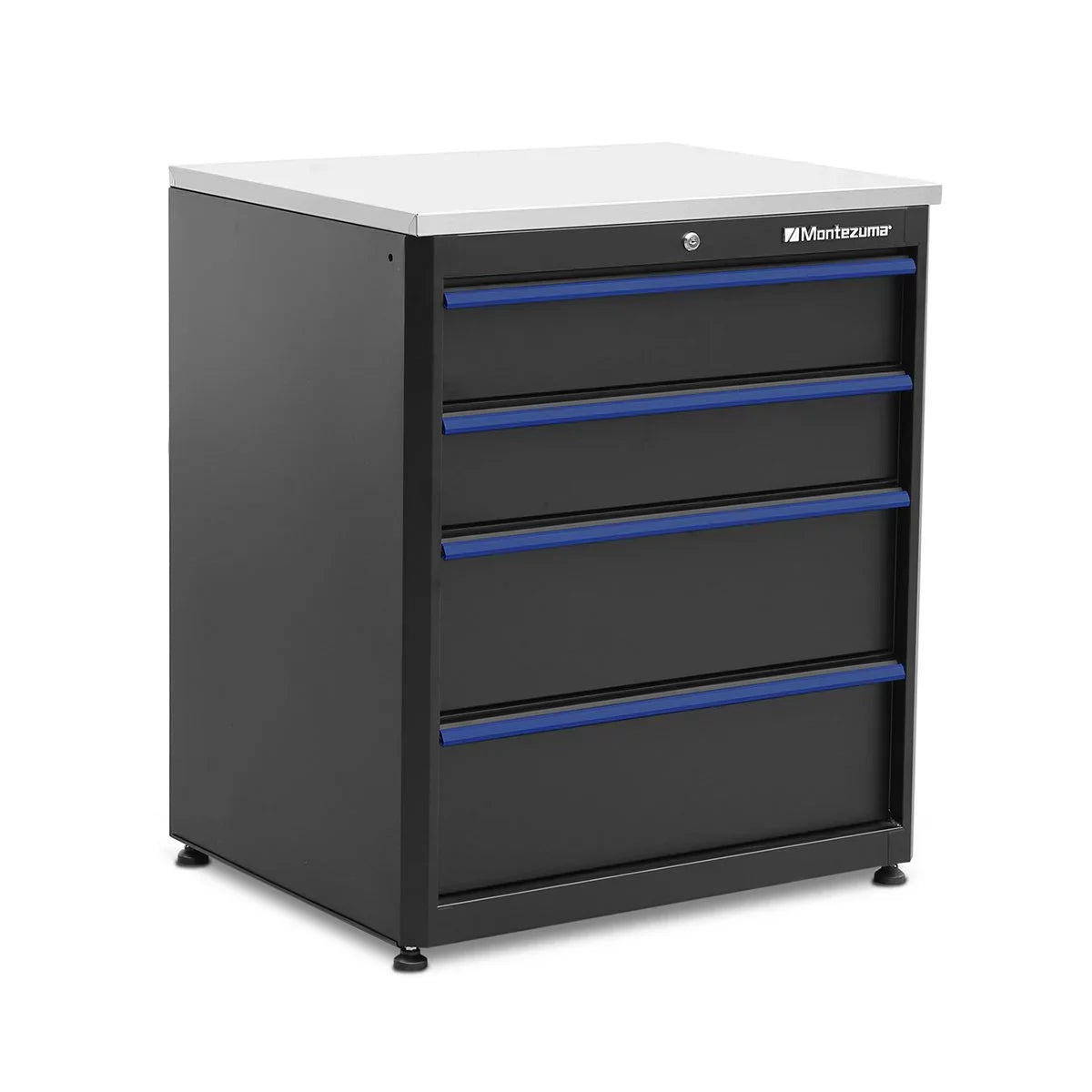 Montezuma Garage Tool Storage System 30.5 x 24" Locking Workbench, Black