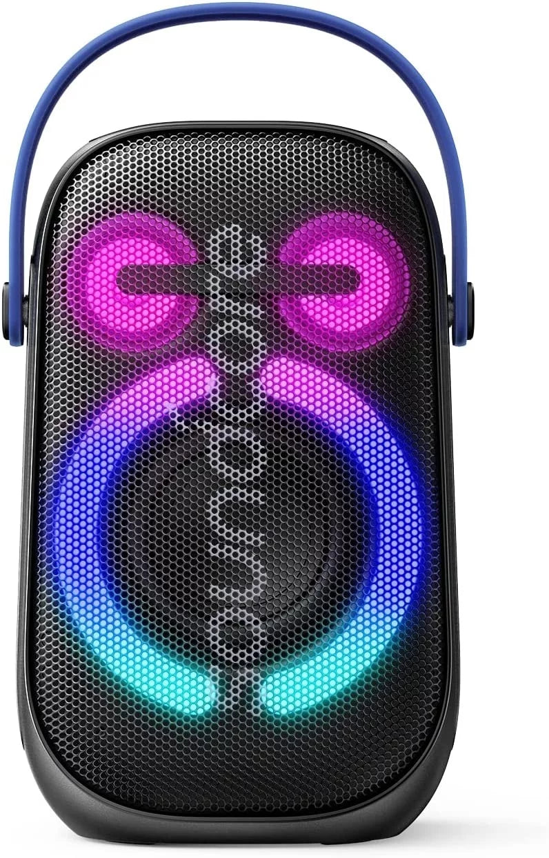 Restored Soundcore  Rave Neo 2 Portable Speaker with 80W Stereo Sound (Refurbished)