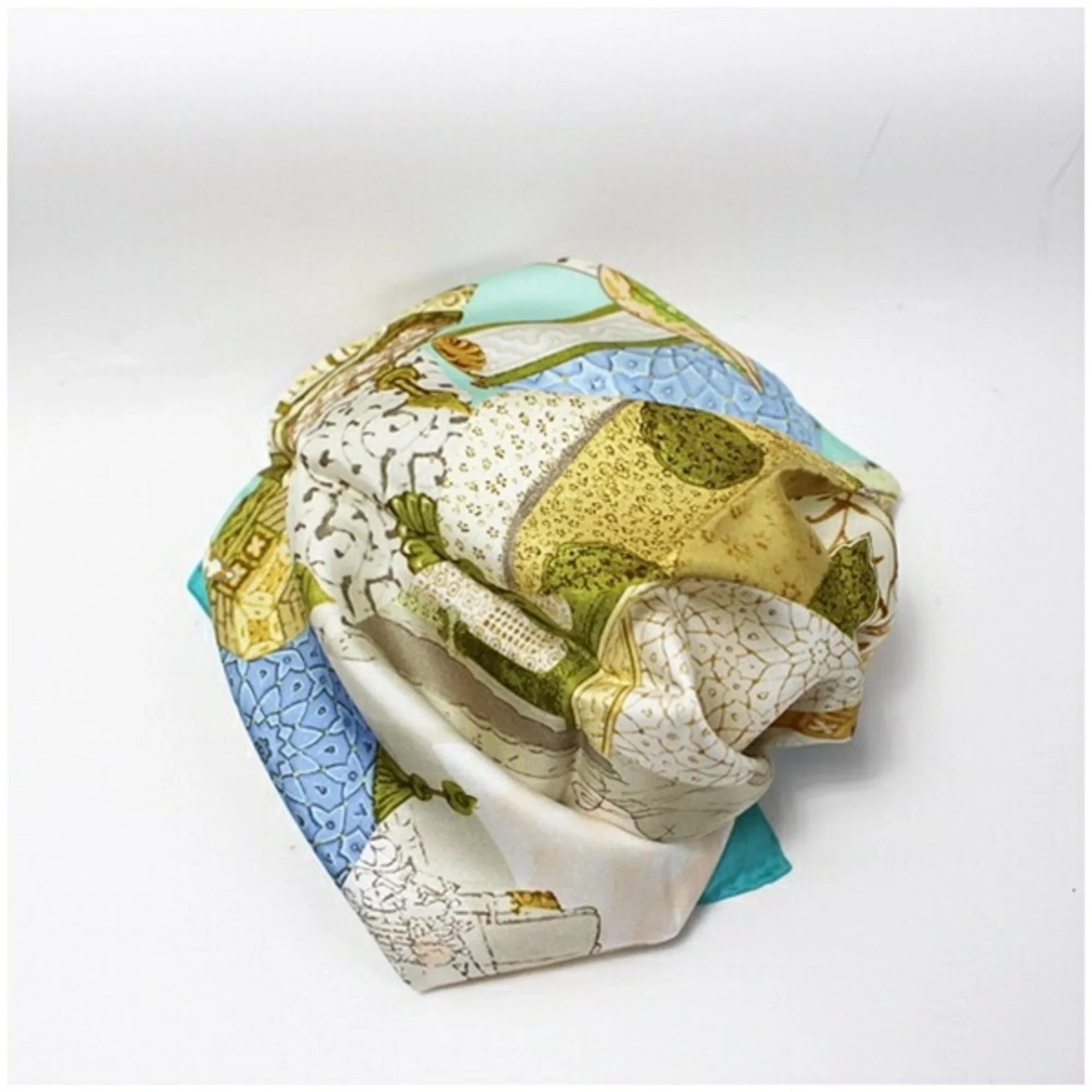 Pre-Owned Salvatore Ferragamo Silk Scarf Muffler Women's Tapestry (Like New)
