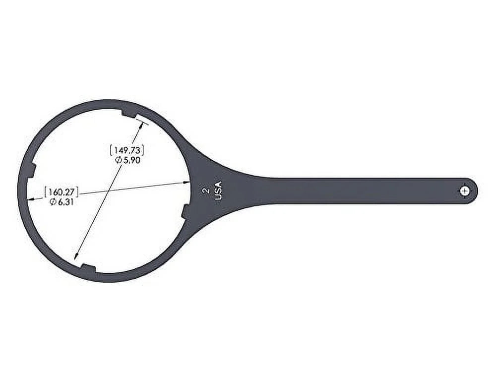 superb wrench spbw-2 heavy duty metal water filter wrench (6.25 inch inside diameter)