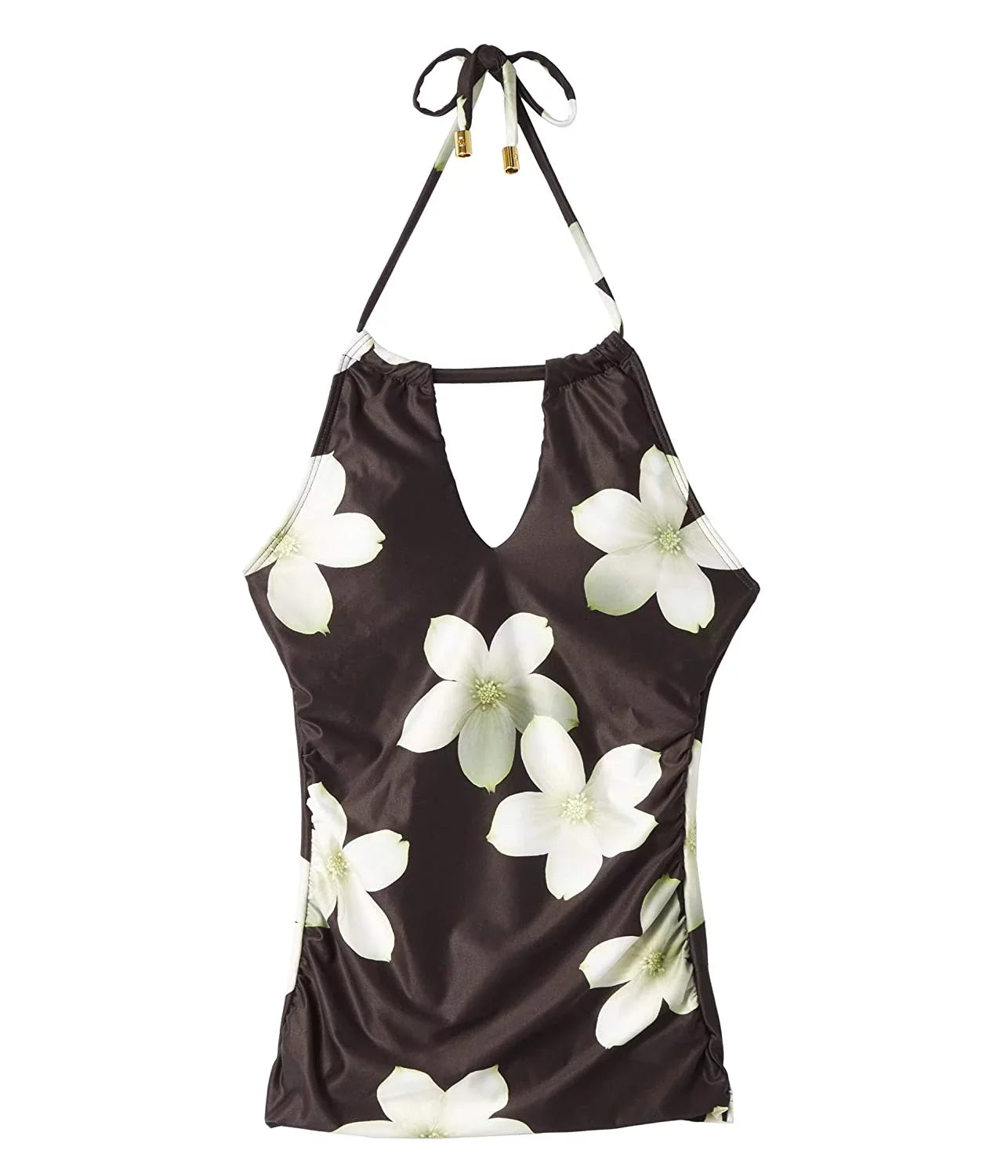 Lauren Ralph Lauren Womens Villa High Neck Floral Tankini Swim Top