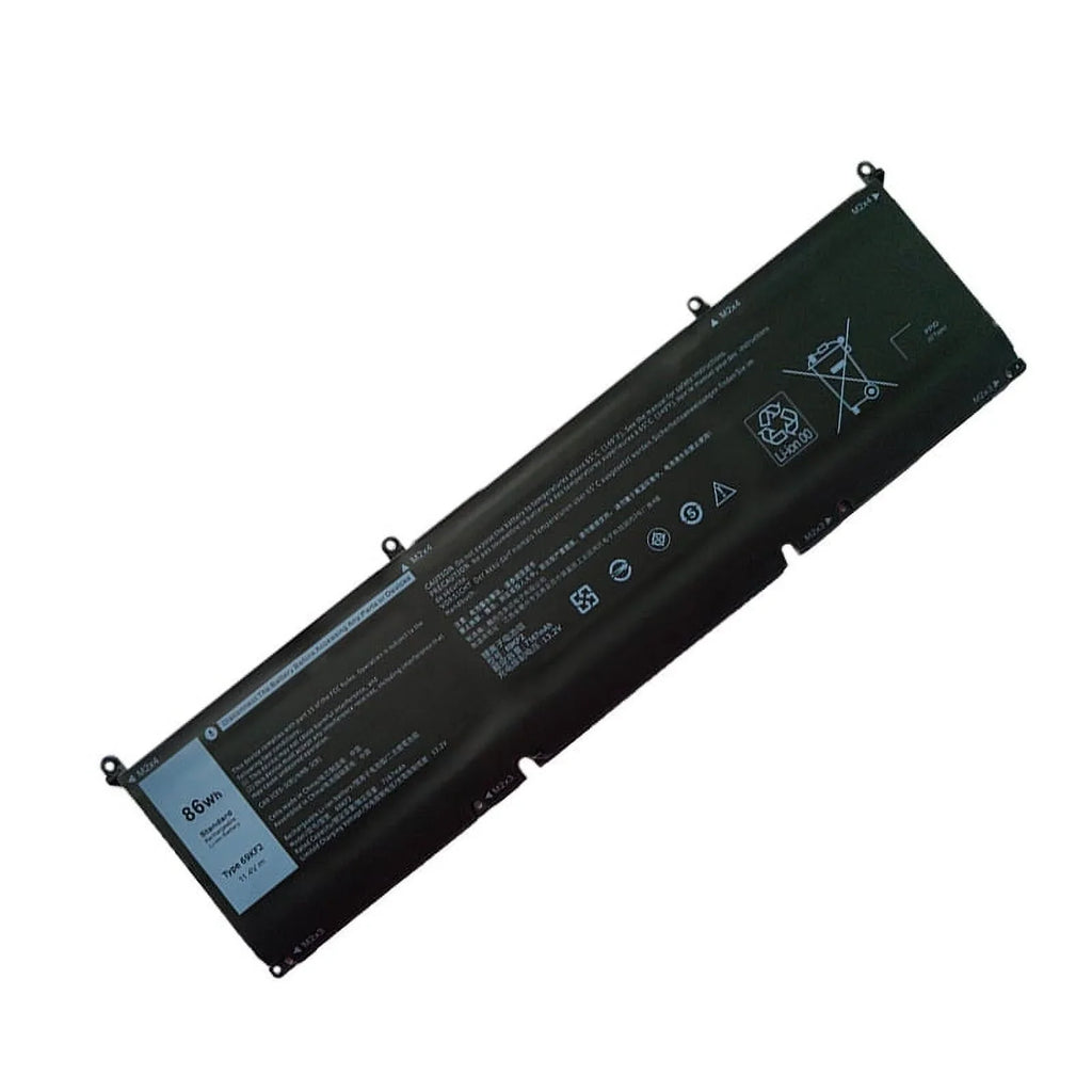 Emery  86Wh 69KF2 Laptop Battery for Dell  15 9500 Precision 5550