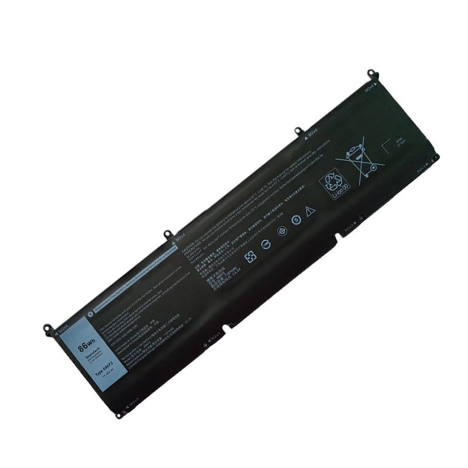 Emery  86Wh 69KF2 Laptop Battery for Dell  15 9500 Precision 5550