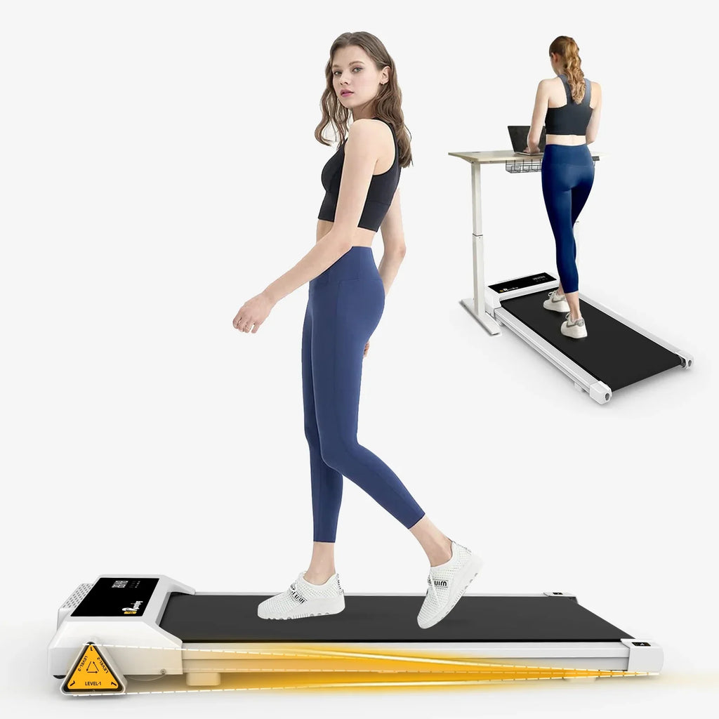 Compact Under Desk Treadmill with  Display & Bluetooth Speakers - 48.5 - Stay active all day with our innovative Under Desk Treadmill!
