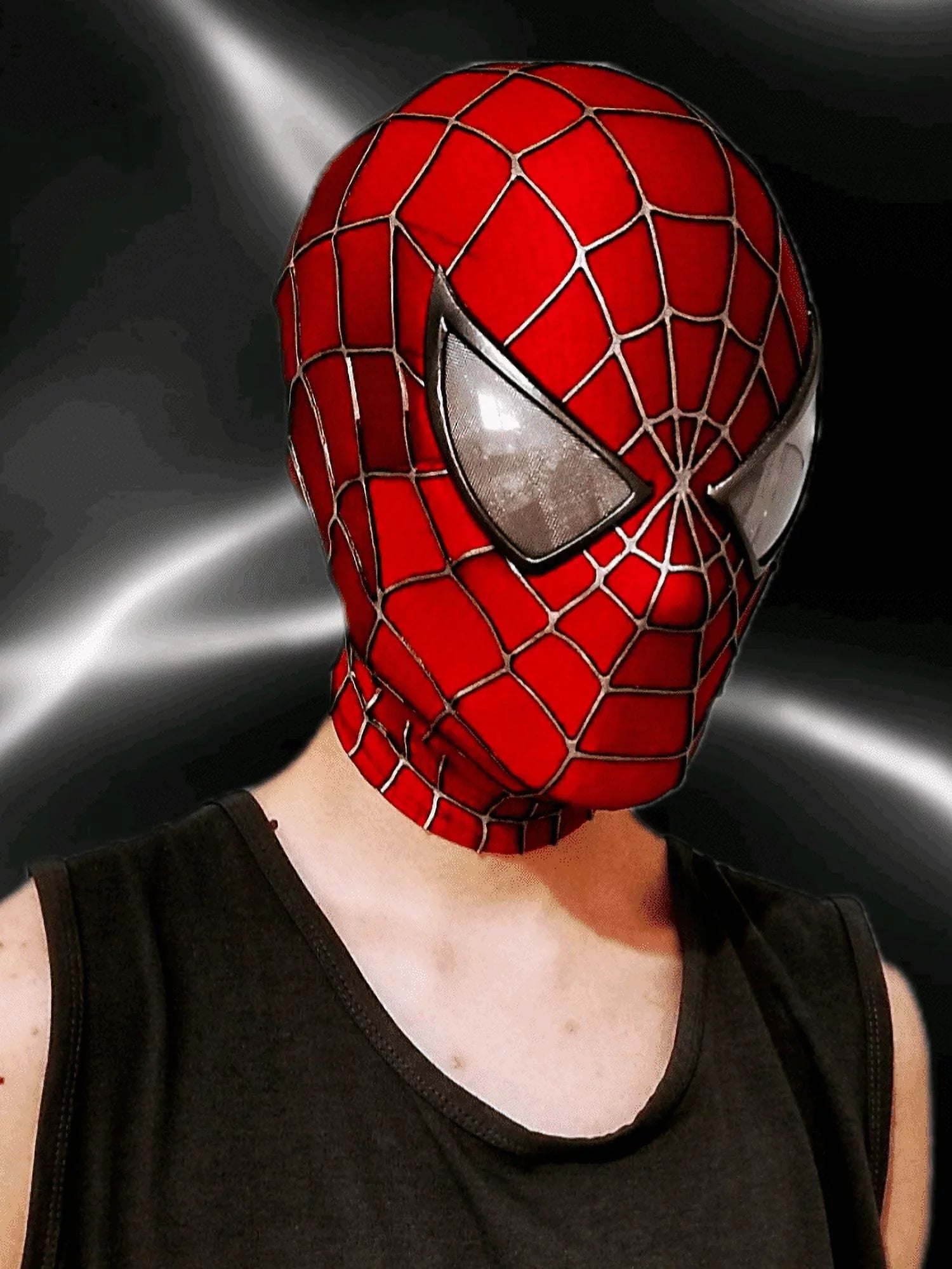 Spider Mask 1:1 Wearable Spider Full Mask with Faceshell 3D Webbing Cosplay Costume, Collectible Action Figure Gift for Adults, Kids