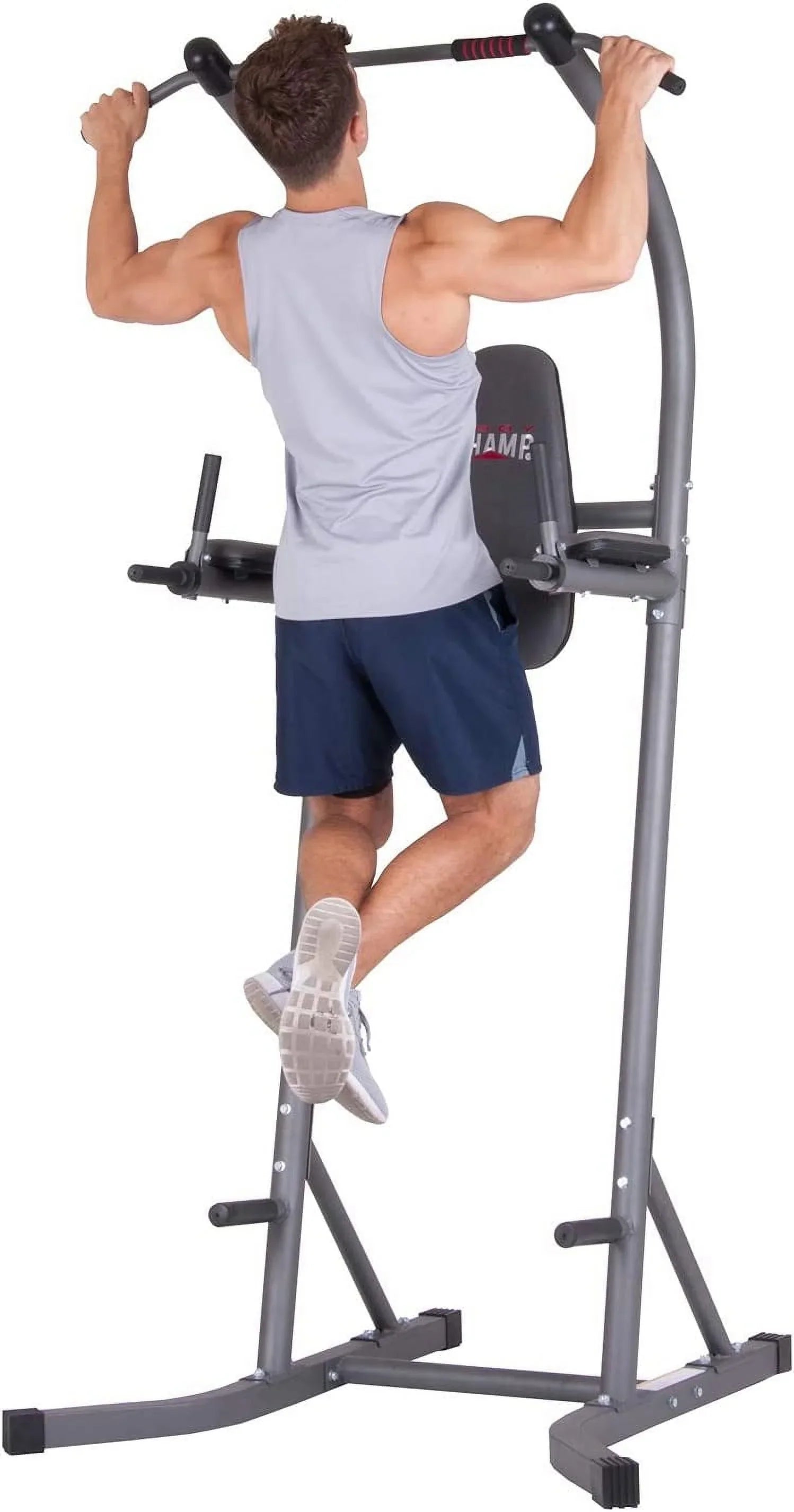 Fitness Power Tower, Gym Equipment For Home, Indoor Workout Equipment, Multi-Use Pull-Up Bar Station