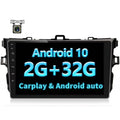 Android Car Stereo for Toyota Corolla 2006 2007 2008 2009 2010 2011 2012, 9 Inch Car Radio with  Navigation Touch Screen Android Head Unit Built-in Bluetooth//WiFi + Backup Camera 2GB 32GB