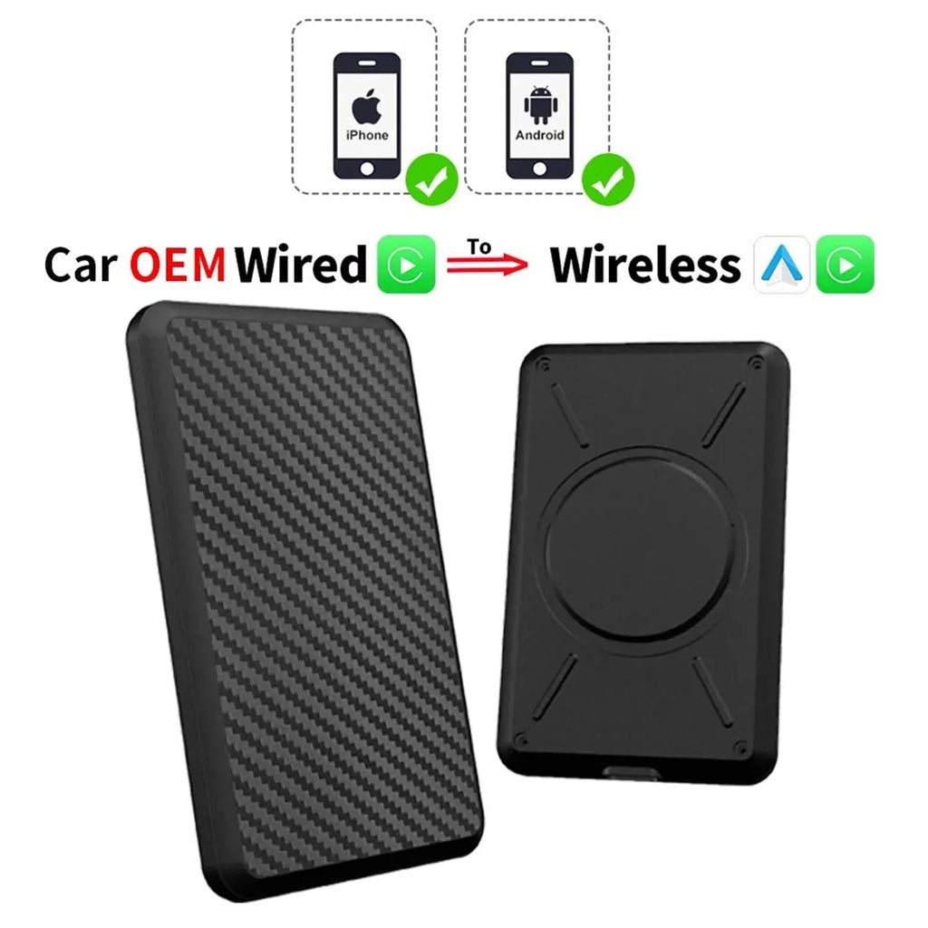 Masslatie Wired to Wireless CarPlay  Box Android 11 System Mini Dongle Wifi Netflix Youtube Fit for Audi/Toyota//Golf/Mercedes/Subaru