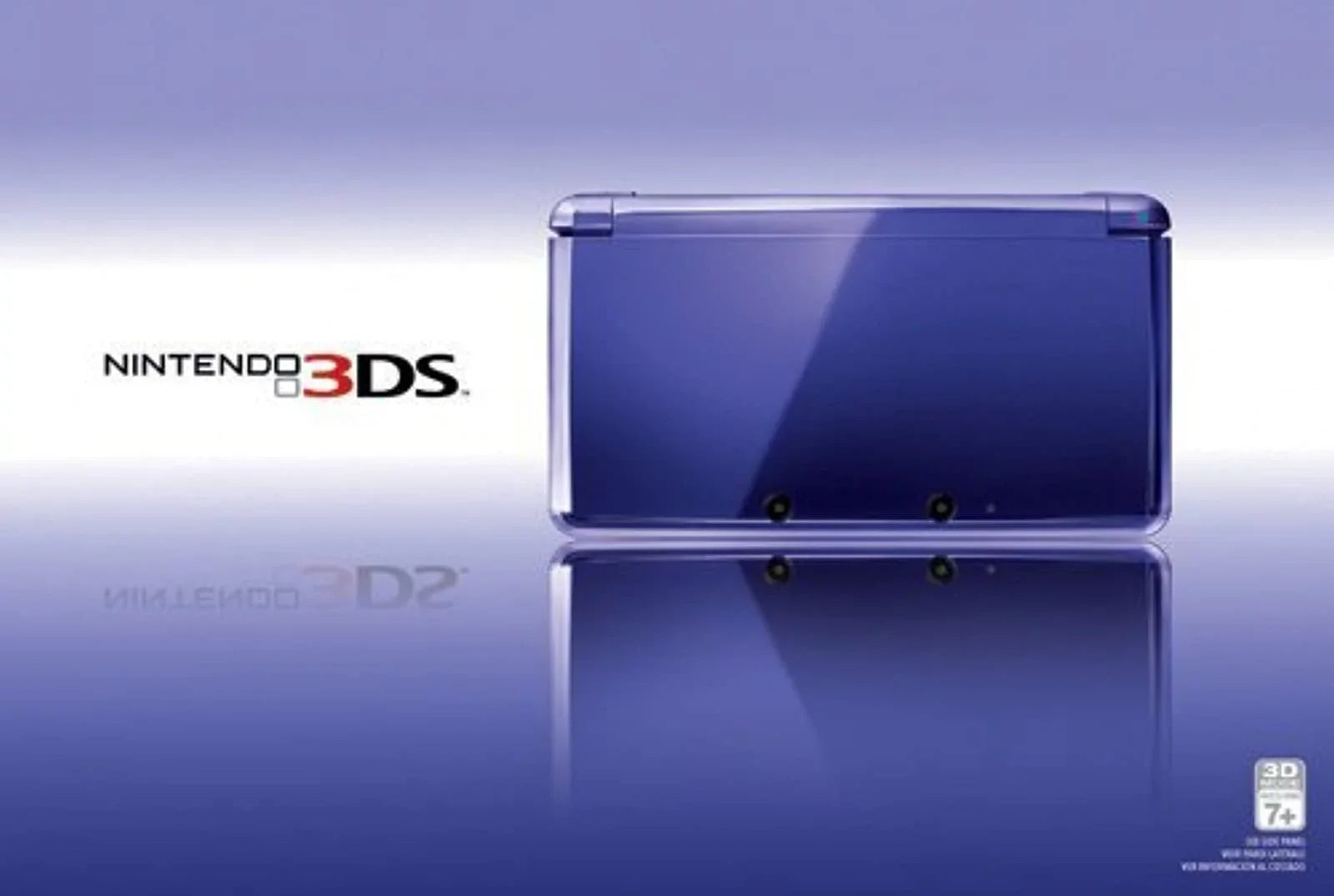 Restored Nintendo 3DS Midnight Purple (Refurbished)