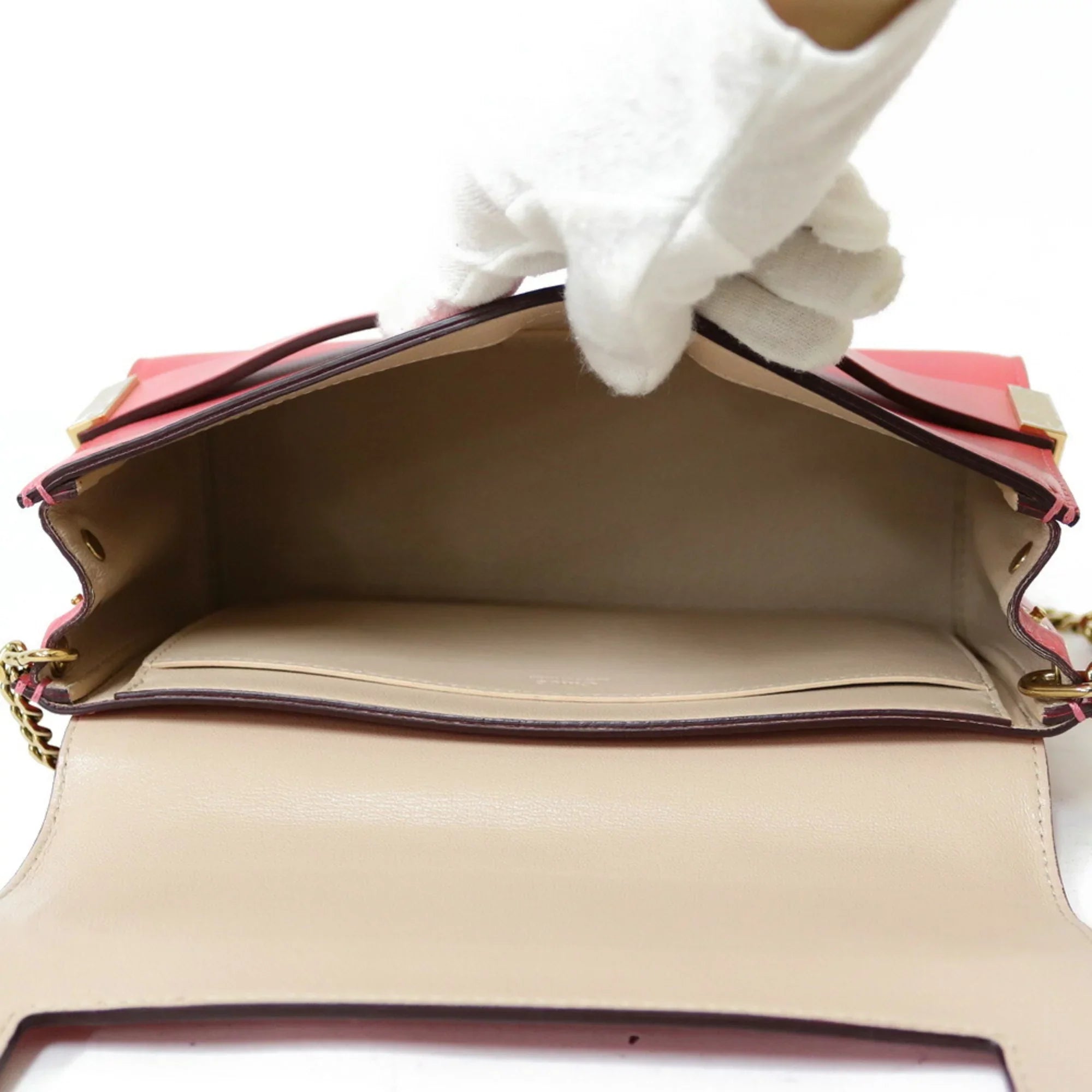 Pre-Owned Chloé Chloe Shoulder Bag Pink Women's Leather (Fair)