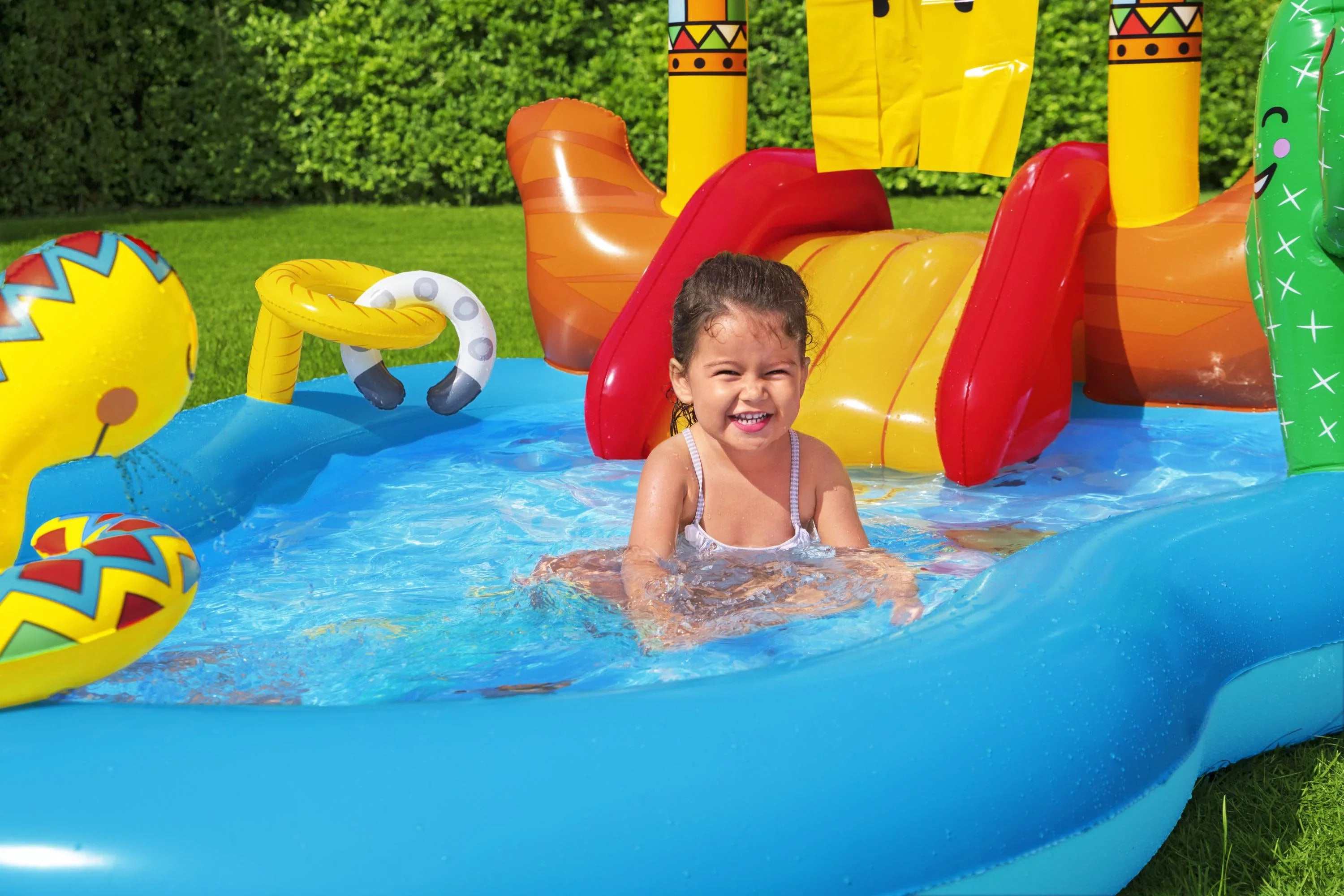 ! Wild West Inflatable Kids Water Play Center 8' Wide