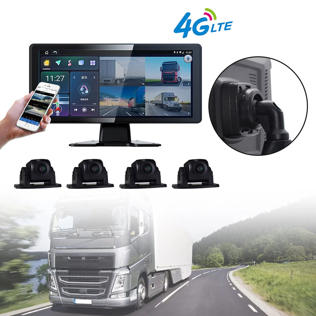 10.36" Monitor  Driving Video Recorder Touch Screen   for  Truck Bus