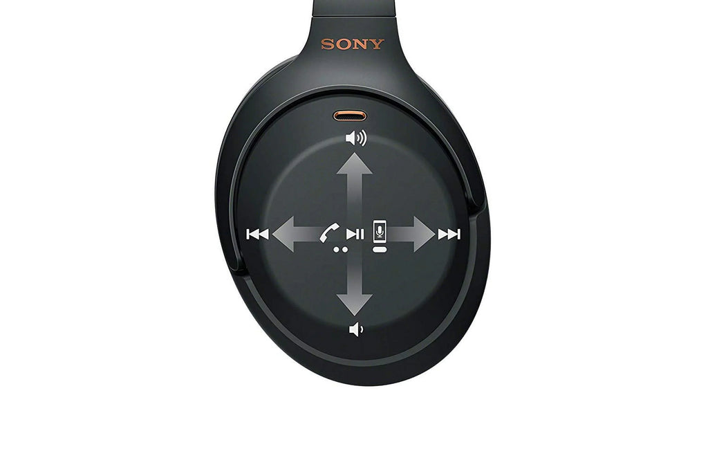 Restored Sony  Noise Cancelling Wireless Bluetooth Over the Ear Headphones, Black (Refurbished)