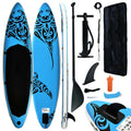 Walmeck Inflatable Paddleboard Set 144.1"x29.9"x5.9" Blue