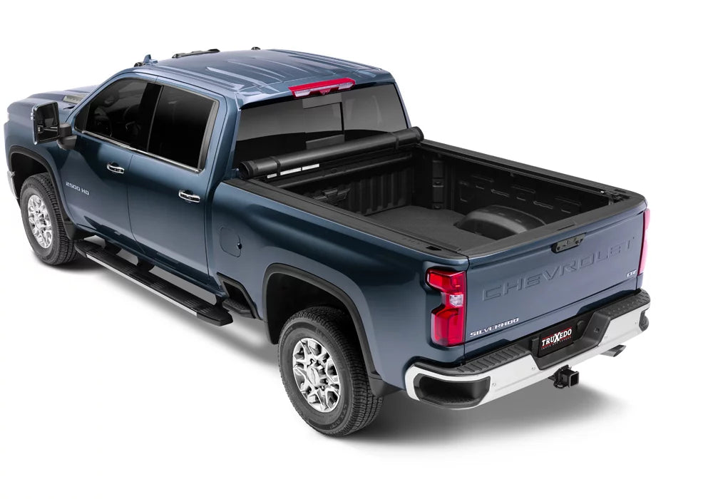 RealTruck TruXedo Pro  Soft Roll Up Truck Bed Tonneau Cover | 1473301 | Compatible with 2020-2021 Chevy/ Silverado/Sierra 2500/3500HD 6' 10" Bed (82.2")