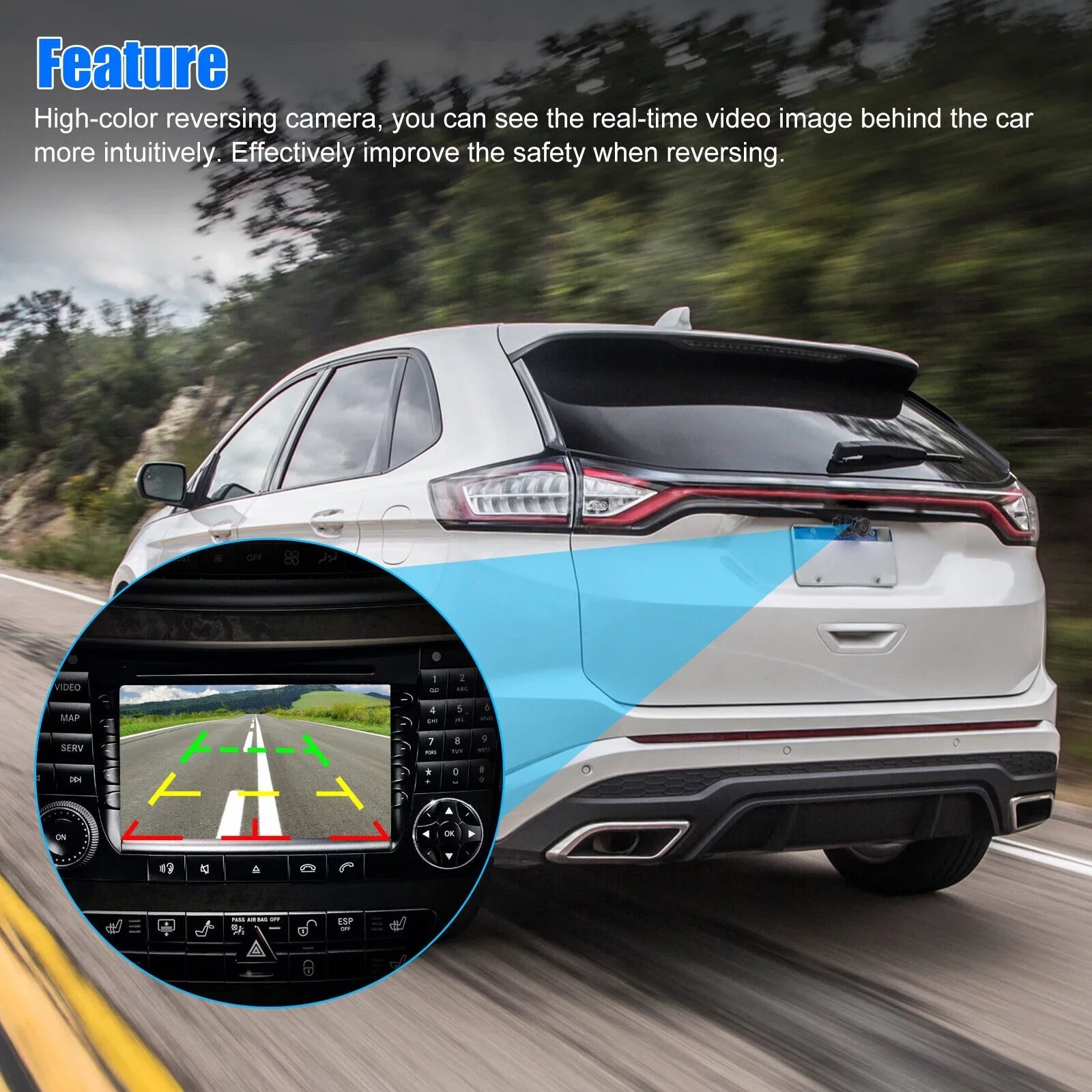 For 2013-2016 Ford Fusion Rear View Backup Parking Assist Camera