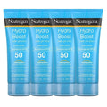 HydroBoost Moisturizing Water Gel SunscreenLotion Oil Free(4 Pack 3  Per Pack)